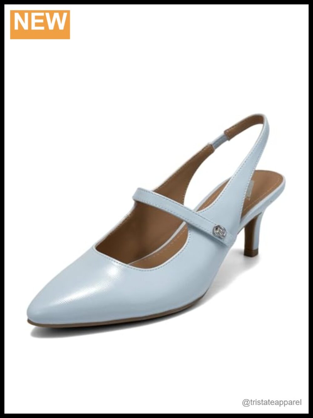 Aerosoles Lyla Faux Saffiano Slingback Kitten Heel Pump